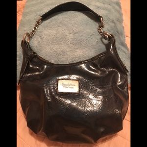 Simply Vera Vera Wang Teal hobo shoulder bag.